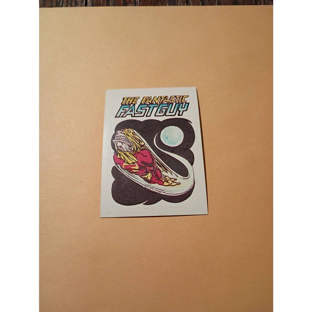 1983 General Mills Zero Heroes Trading Card Sticker Card Vintage #1